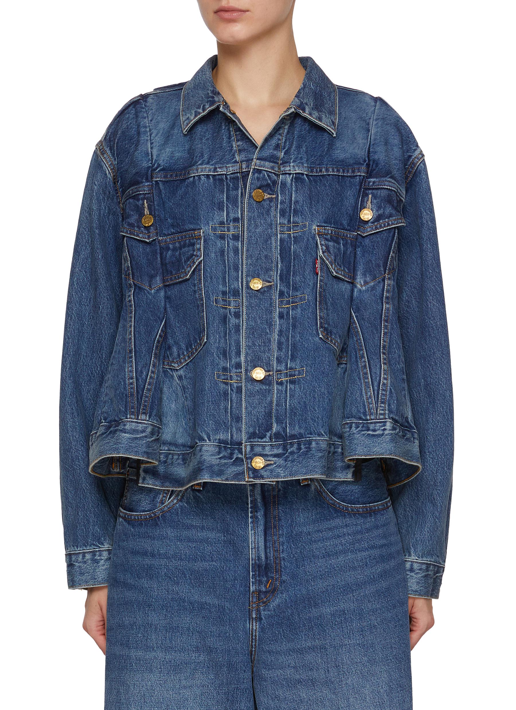 Levi's® X Sacai Women's Denim Jacket - Dark Wash | Levi's® US