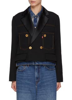最終価格 希少 Rタブ Levi's x sacai Matelasse2 - メルカリ
