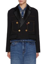 SACAI | LEVI'S® X SACAI WOMEN'S DENIM X MATELASSE TWILL JACKET
