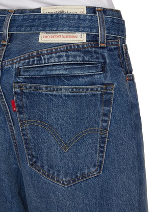  - SACAI - x Levi's Wide Leg Cuffed Medium Wash Jeans