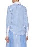 Back View - Click To Enlarge - THOM BROWNE - Awning Striped Broderie Anglaise Cotton Shirt