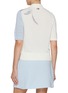 Back View - Click To Enlarge - THOM BROWNE - FunMix Feather Intarsia Cotton Polo Shirt