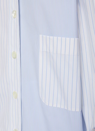  - THOM BROWNE - FunMix Micro University Striped Poplin Shirt