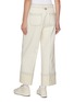 Back View - Click To Enlarge - THOM BROWNE - Wide Leg Selvedge Denim Pants