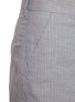  - THOM BROWNE - Tonal University Stripe Sack Linen Cotton Shorts