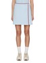 Main View - Click To Enlarge - THOM BROWNE - Cotton Waffle Knit Mini Wrap Skirt
