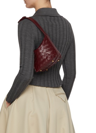 Figure View - Click To Enlarge - BOTTEGA VENETA - Small Wallace Leather Shoulder Bag