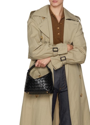 Figure View - Click To Enlarge - BOTTEGA VENETA - Wallace Leather Shoulder Bag