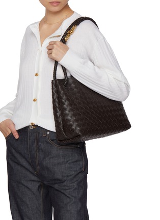 Back View - Click To Enlarge - BOTTEGA VENETA - Andiamo Intrecciato Leather Bag