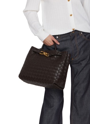 Figure View - Click To Enlarge - BOTTEGA VENETA - Andiamo Intrecciato Leather Bag
