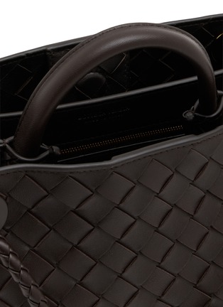 Detail View - Click To Enlarge - BOTTEGA VENETA - Small Andiamo Pepites Intrecciato Leather Bag