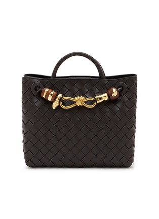 Main View - Click To Enlarge - BOTTEGA VENETA - Small Andiamo Pepites Intrecciato Leather Bag