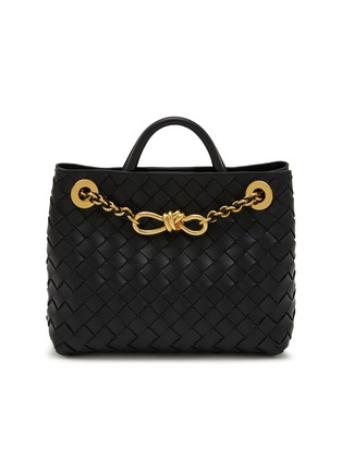 Main View - Click To Enlarge - BOTTEGA VENETA - Small Andiamo Intrecciato Leather Bag