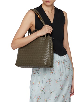 Back View - Click To Enlarge - BOTTEGA VENETA - Andiamo Intrecciato Leather Bag