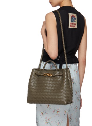 Front View - Click To Enlarge - BOTTEGA VENETA - Andiamo Intrecciato Leather Bag