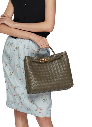 Figure View - Click To Enlarge - BOTTEGA VENETA - Andiamo Intrecciato Leather Bag