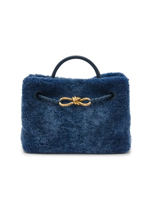 Main View - Click To Enlarge Main View - Click To Enlarge - BOTTEGA VENETA - Small Andiamo Shearling Leather Bag