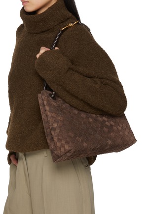 Back View - Click To Enlarge - BOTTEGA VENETA - Medium Andiamo Leather Bag