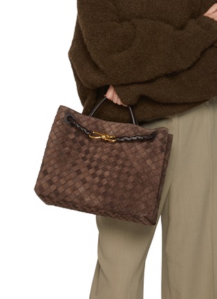 Front View - Click To Enlarge - BOTTEGA VENETA - Medium Andiamo Leather Bag