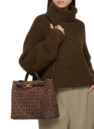 Figure View - Click To Enlarge - BOTTEGA VENETA - Medium Andiamo Leather Bag