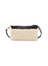 Main View - Click To Enlarge - BOTTEGA VENETA - Andiamo Shearling Intrecciato Leather Double Pouch