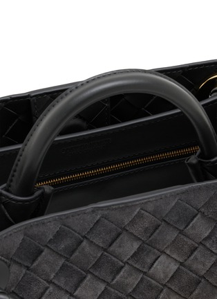 Detail View - Click To Enlarge - BOTTEGA VENETA - Small Andiamo Intrecciato Suede Bag