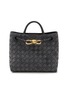 Main View - Click To Enlarge - BOTTEGA VENETA - Small Andiamo Intrecciato Suede Bag