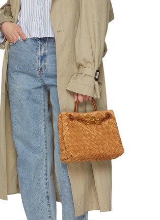 Front View - Click To Enlarge - BOTTEGA VENETA - Small Andiamo Leather Bag