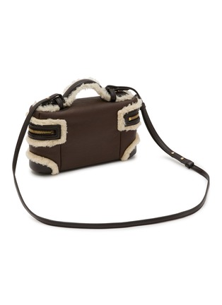 Detail View - Click To Enlarge - BOTTEGA VENETA - Bang Bang Shearling Leather Vanity Case