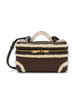 Main View - Click To Enlarge Main View - Click To Enlarge - BOTTEGA VENETA - Bang Bang Shearling Leather Vanity Case