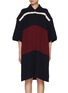 Main View - Click To Enlarge - BOTTEGA VENETA - Slouchy Striped Cotton Polo Dress