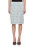 Main View - Click To Enlarge - BOTTEGA VENETA - Floral Knee Length Silk Skirt