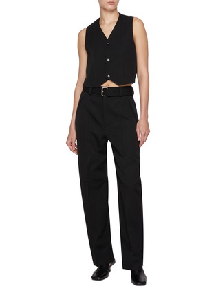 Figure View - Click To Enlarge - BOTTEGA VENETA - Dino Patch Wool Gilet