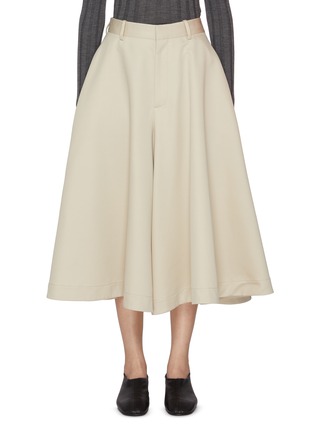 Main View - Click To Enlarge - BOTTEGA VENETA - Flared Cotton Silk Midi Skirt
