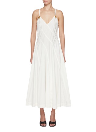 Main View - Click To Enlarge - BOTTEGA VENETA - Twisted Seam Midi Dress