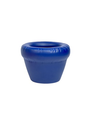 Main View - Click To Enlarge - HOME STUDYO - Pierre Ceramic Planter — Indigo Matt