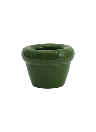 Main View - Click To Enlarge - HOME STUDYO - Pierre Ceramic Planter — Moss Gloss