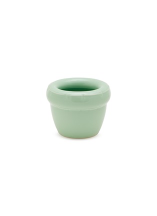 Main View - Click To Enlarge - HOME STUDYO - Louis Ceramic Planter — Seafoam Gloss