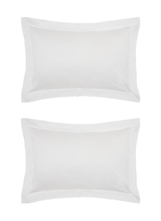 Main View - Click To Enlarge - CELSO DE LEMOS - Amanda Pillowcase Set Of 2 — White