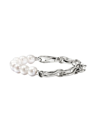 Main View - Click To Enlarge - JOHN HARDY - Surf Fresh Water Pearl Sterling Silver Bracelet — Size UM