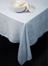 Detail View - Click To Enlarge - L'OBJET - Large Linen Sateen Tablecloth — Light Blue
