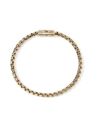  - JOHN HARDY - 14K Gold Box Chain Bracelet — Size UM
