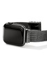 Detail View - Click To Enlarge - JOHN HARDY - Icon Black Rhodium Plated Sterling Silver Smart Watch Strap — Size UL