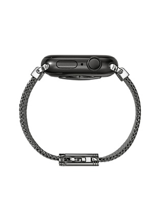  - JOHN HARDY - Icon Black Rhodium Plated Sterling Silver Smart Watch Strap — Size UL