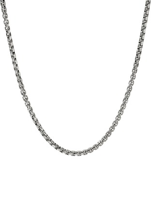 Main View - Click To Enlarge - JOHN HARDY - Sterling Silver Box Chain Necklace — Size 26