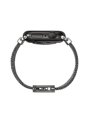  - JOHN HARDY - Icon Black Rhodium Plated Sterling Silver Smart Watch Strap — Size UM