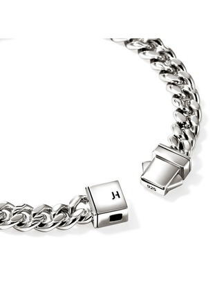 Detail View - Click To Enlarge - JOHN HARDY - Sterling Silver Curb Link Bracelet — Size UM