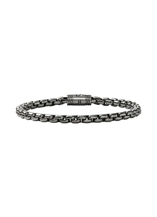 Main View - Click To Enlarge - JOHN HARDY - Box Chain Black Rhodium Plated Sterling Silver Bracelet — Size UL