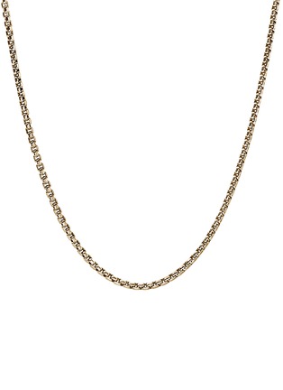 Main View - Click To Enlarge - JOHN HARDY - 14K Gold Box Chain Necklace — Size 24
