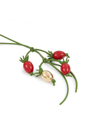 Detail View - Click To Enlarge - LOEWE - Tomato Branch Leather Charm